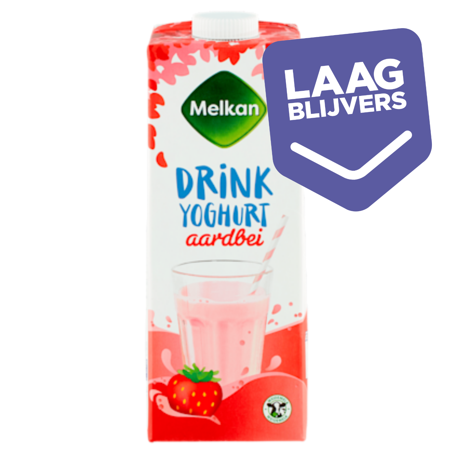 Melkan Drinkyoghurt aardbei