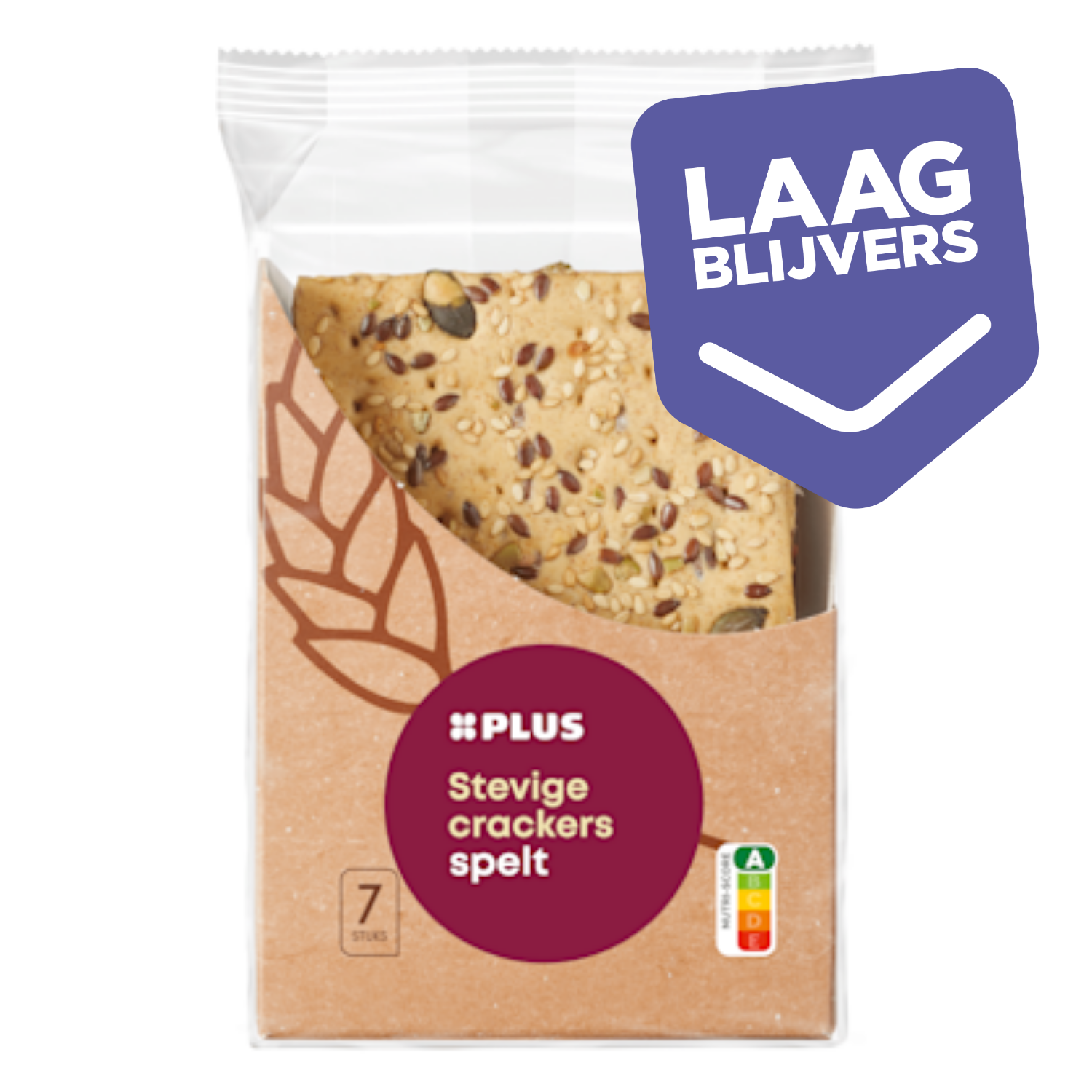 PLUS Stevige Crackers Spelt