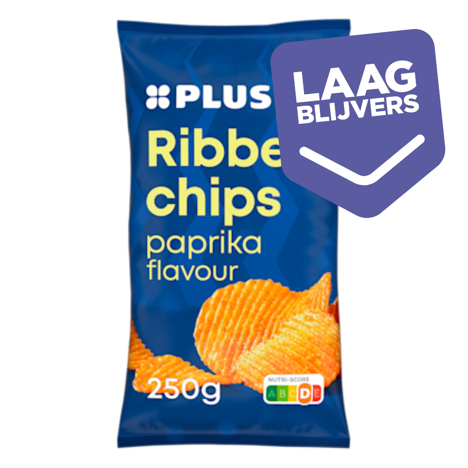 PLUS Ribbelchips paprika