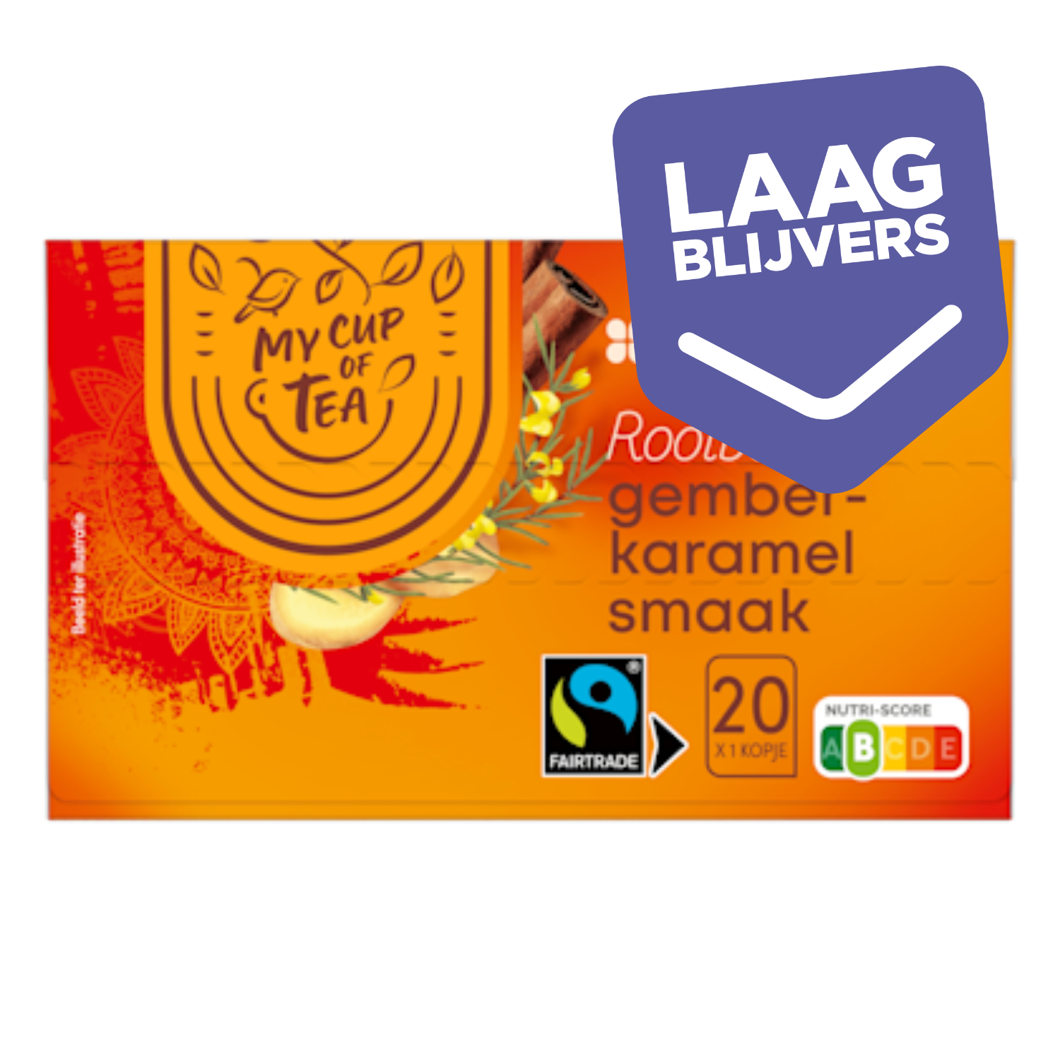 PLUS Rooibos thee gember kar 1.5g
