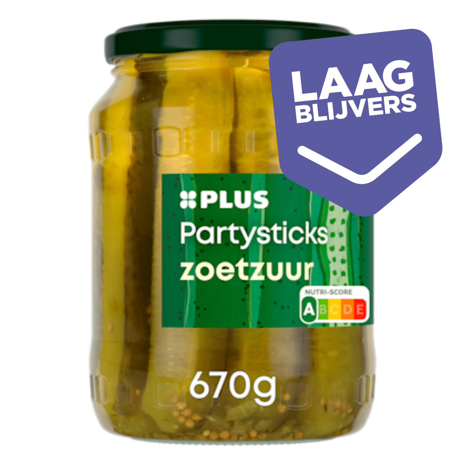 PLUS Augurken partysticks zoetzuur