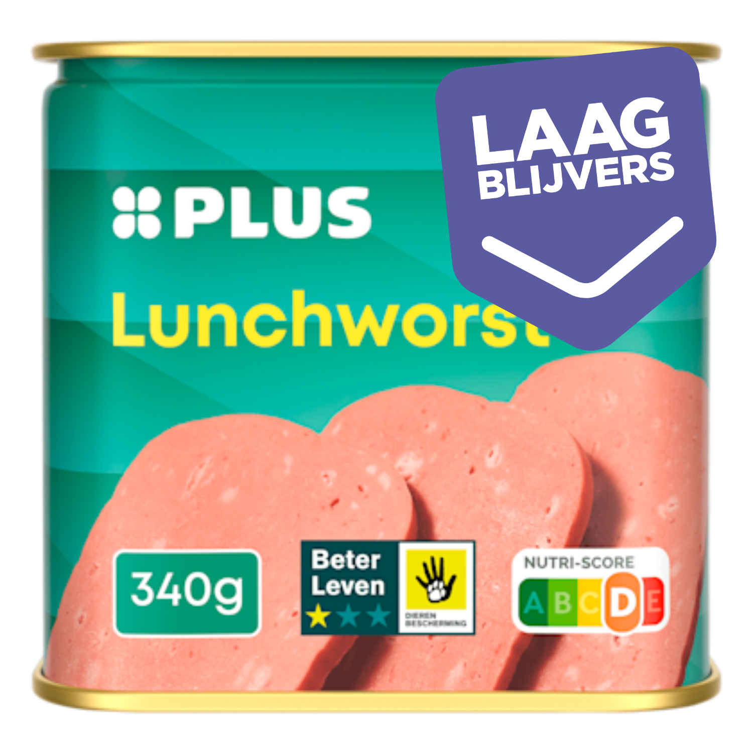 PLUS Lunchworst BLK 1 ster