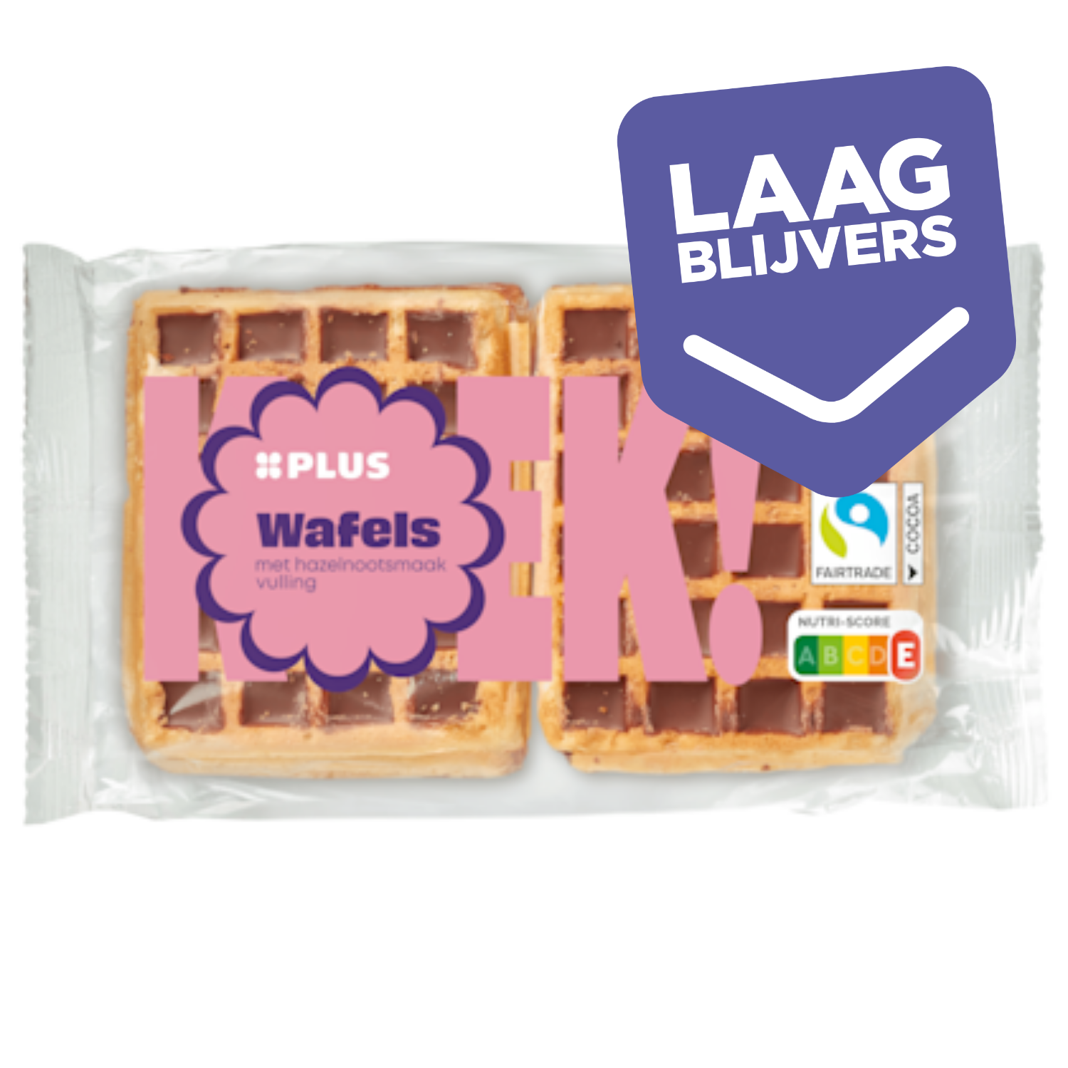 PLUS Wafels Choco Fairtrade