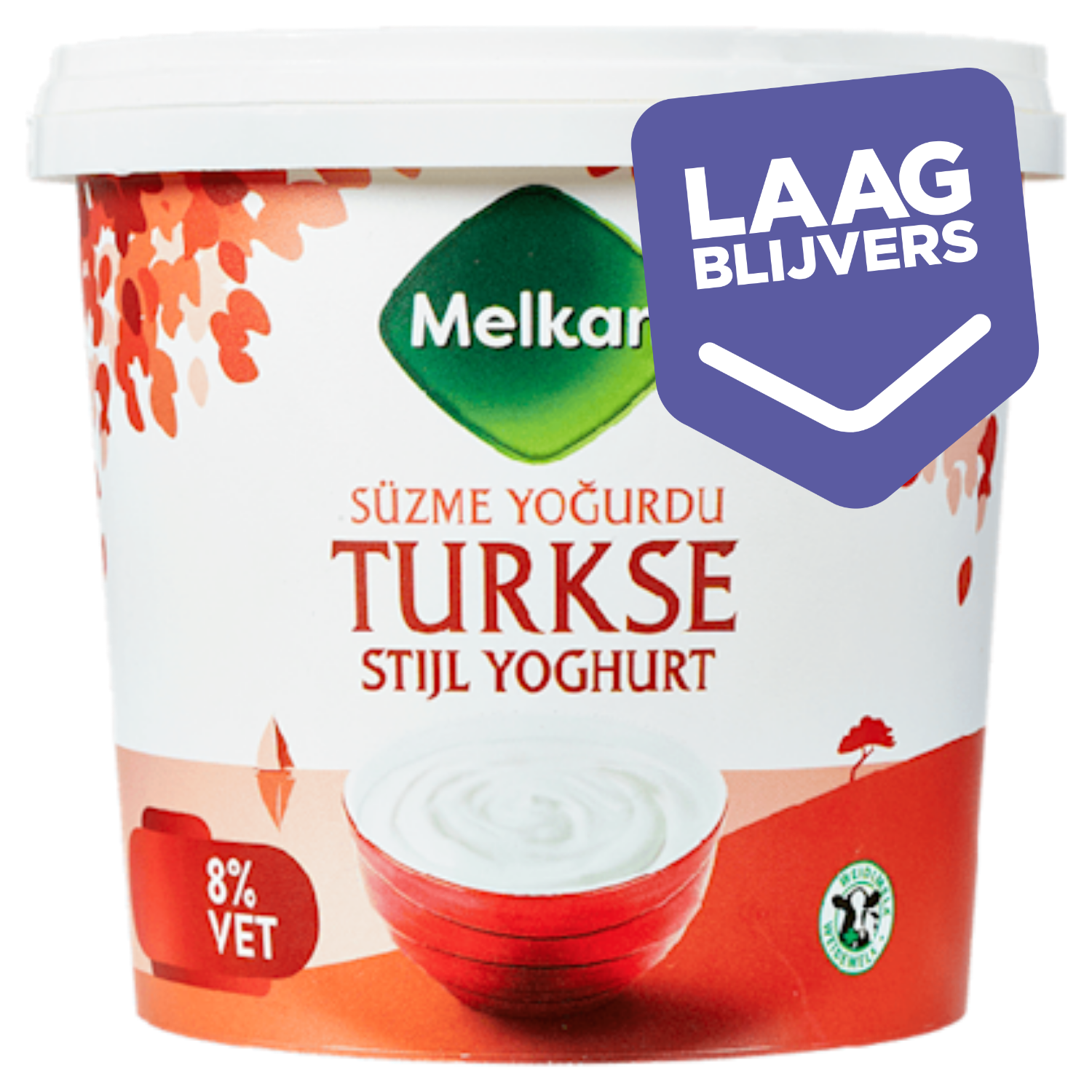 Melkan Turkse stijl yoghurt 8% vet