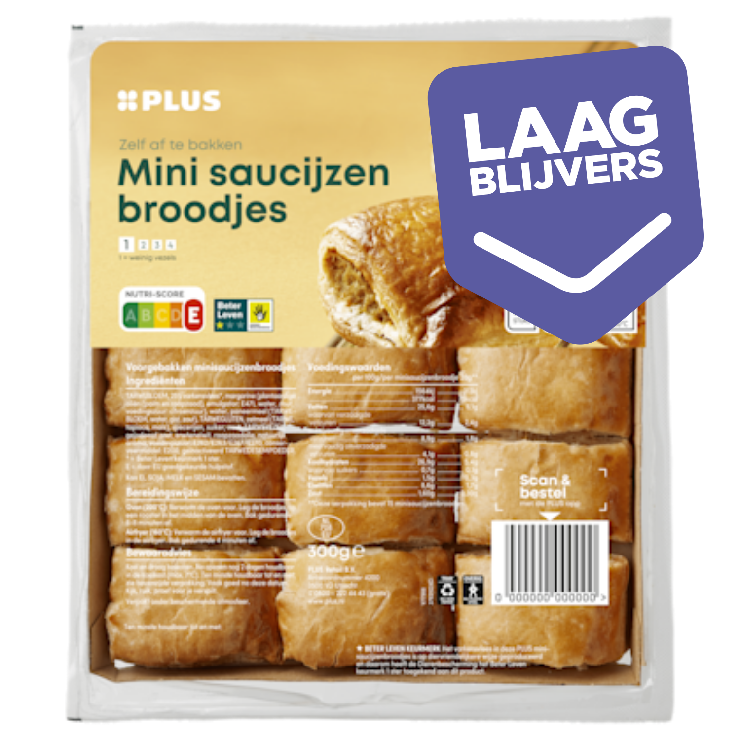 PLUS Mini saucijzenbroodjes