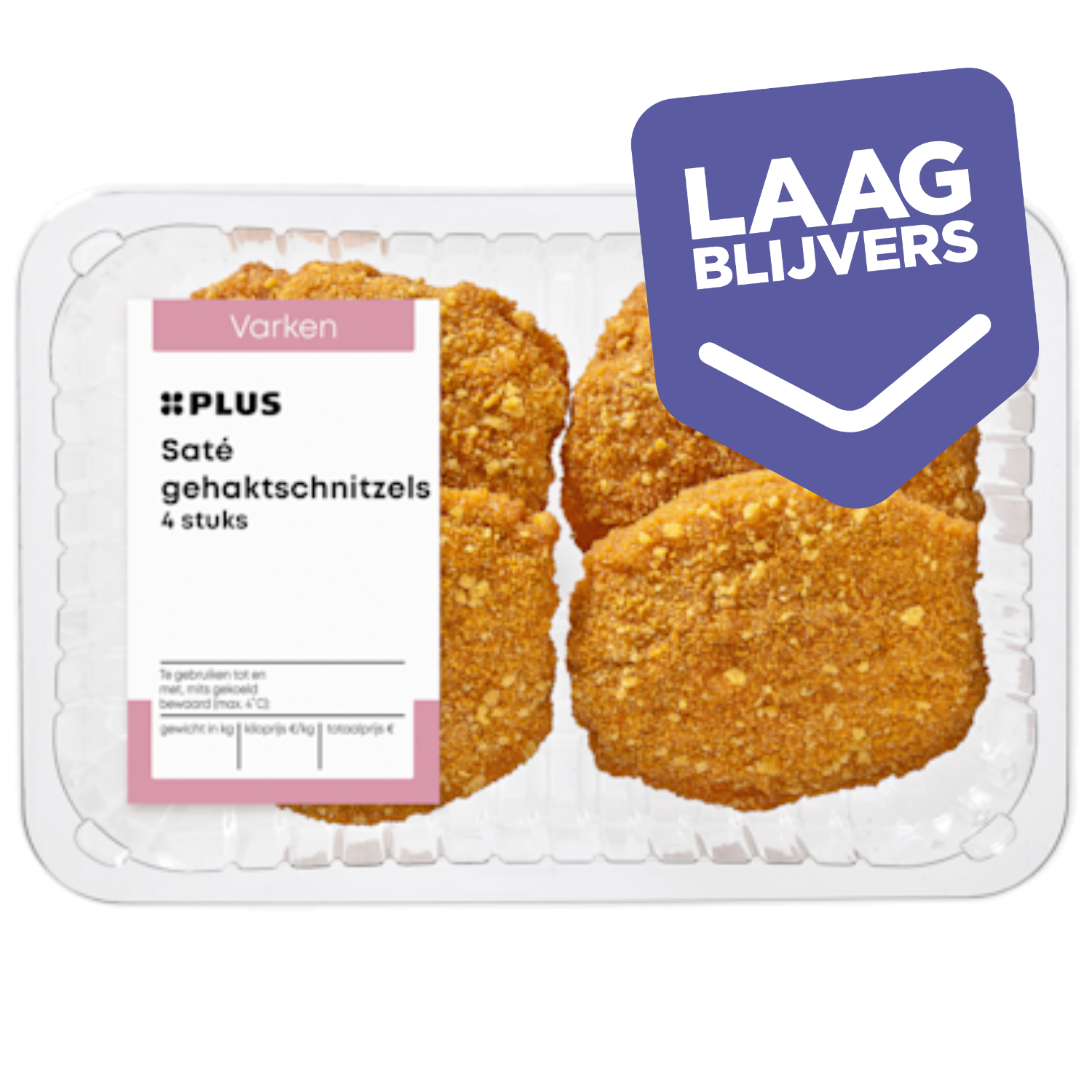 PLUS Satéschnitzels 4 stuks