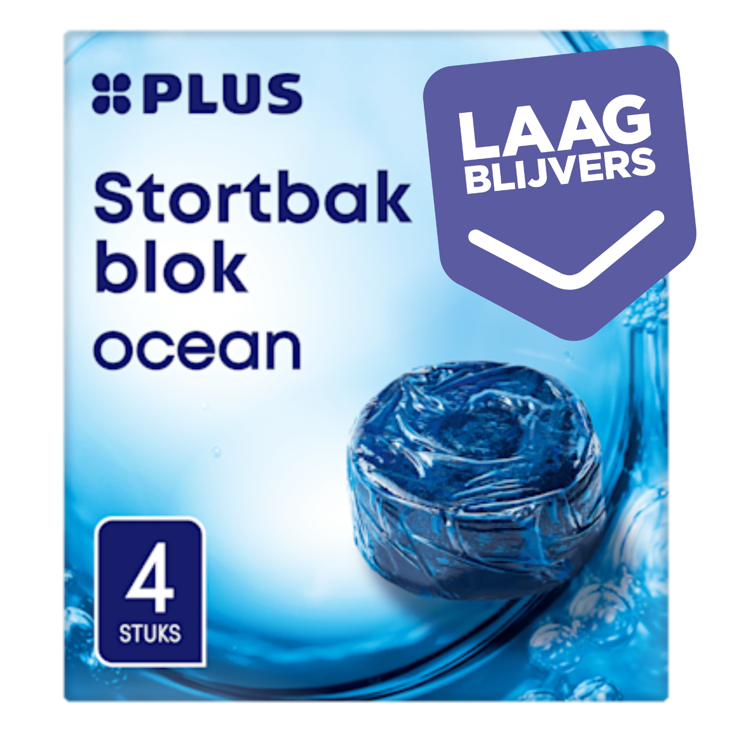 PLUS Stortbakblok ocean