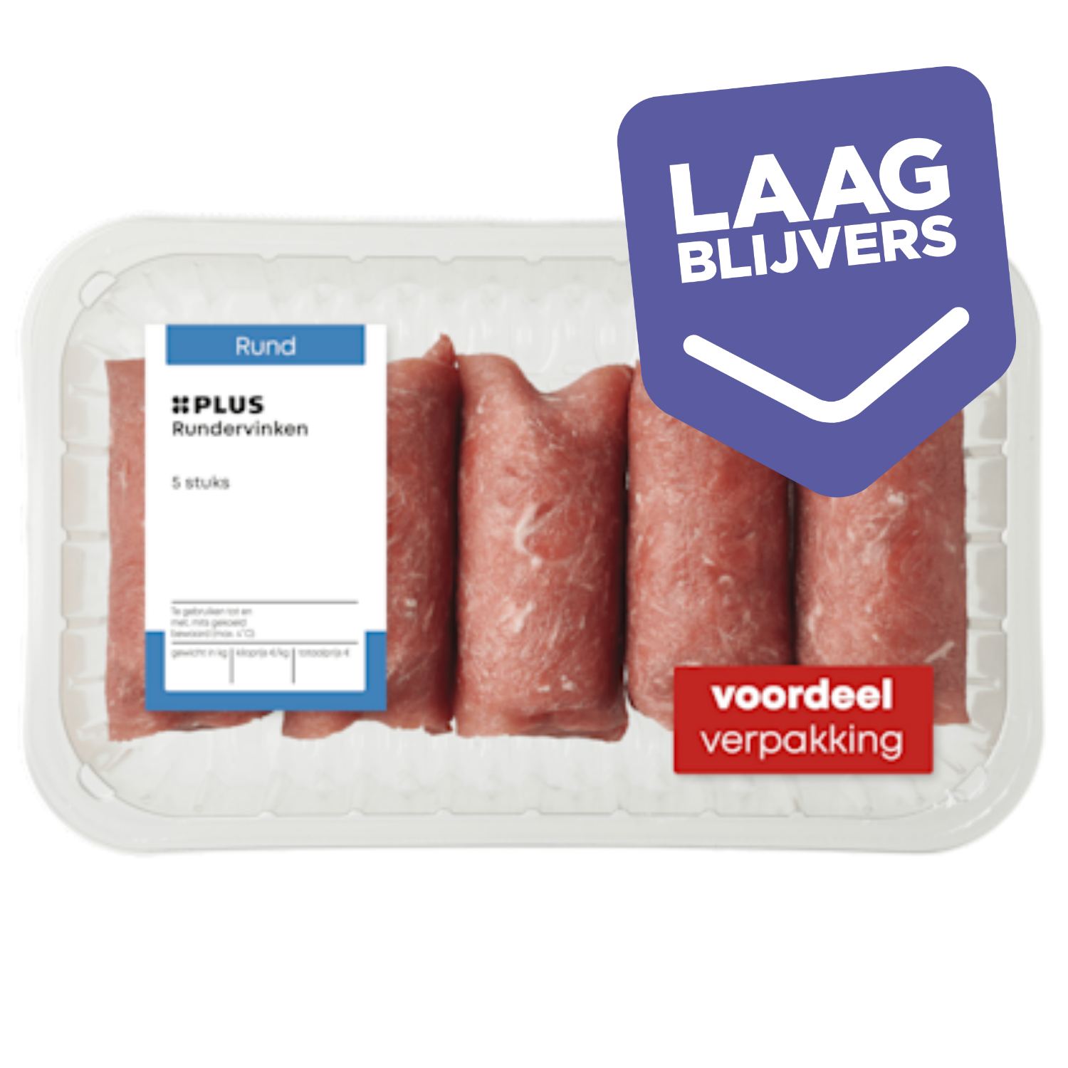 PLUS Rundervinken 5st.