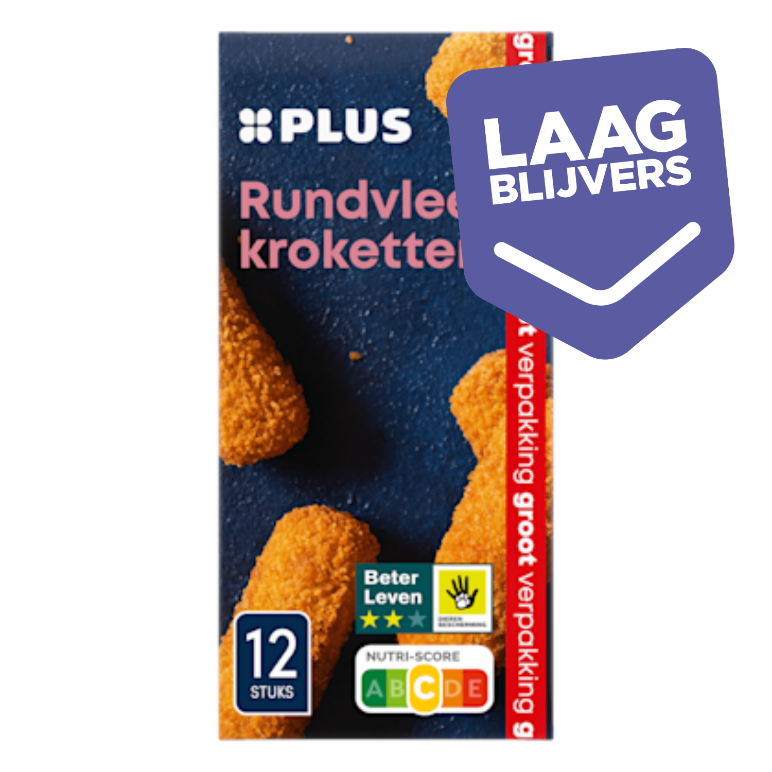 PLUS Rundvleeskroket BLK
