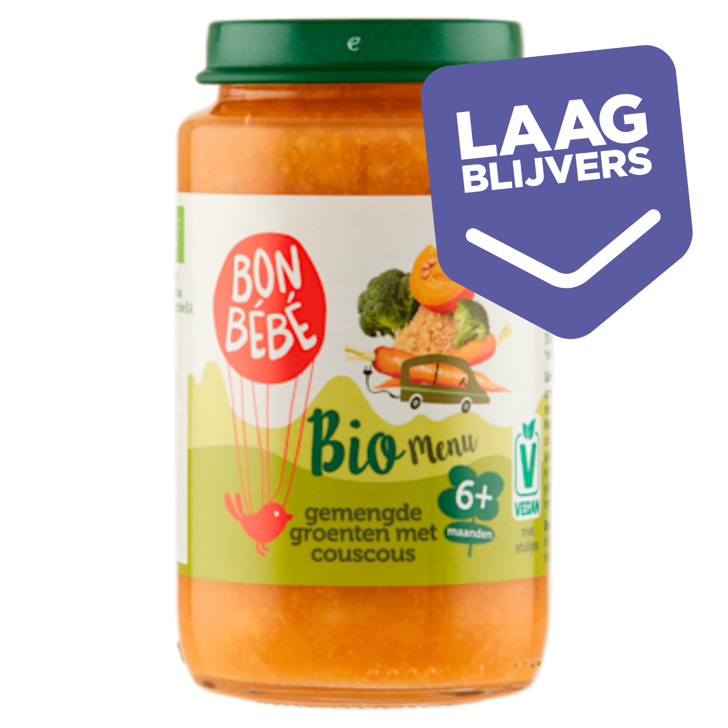 Bonbebe Bio M0617 gemengde groente couscous