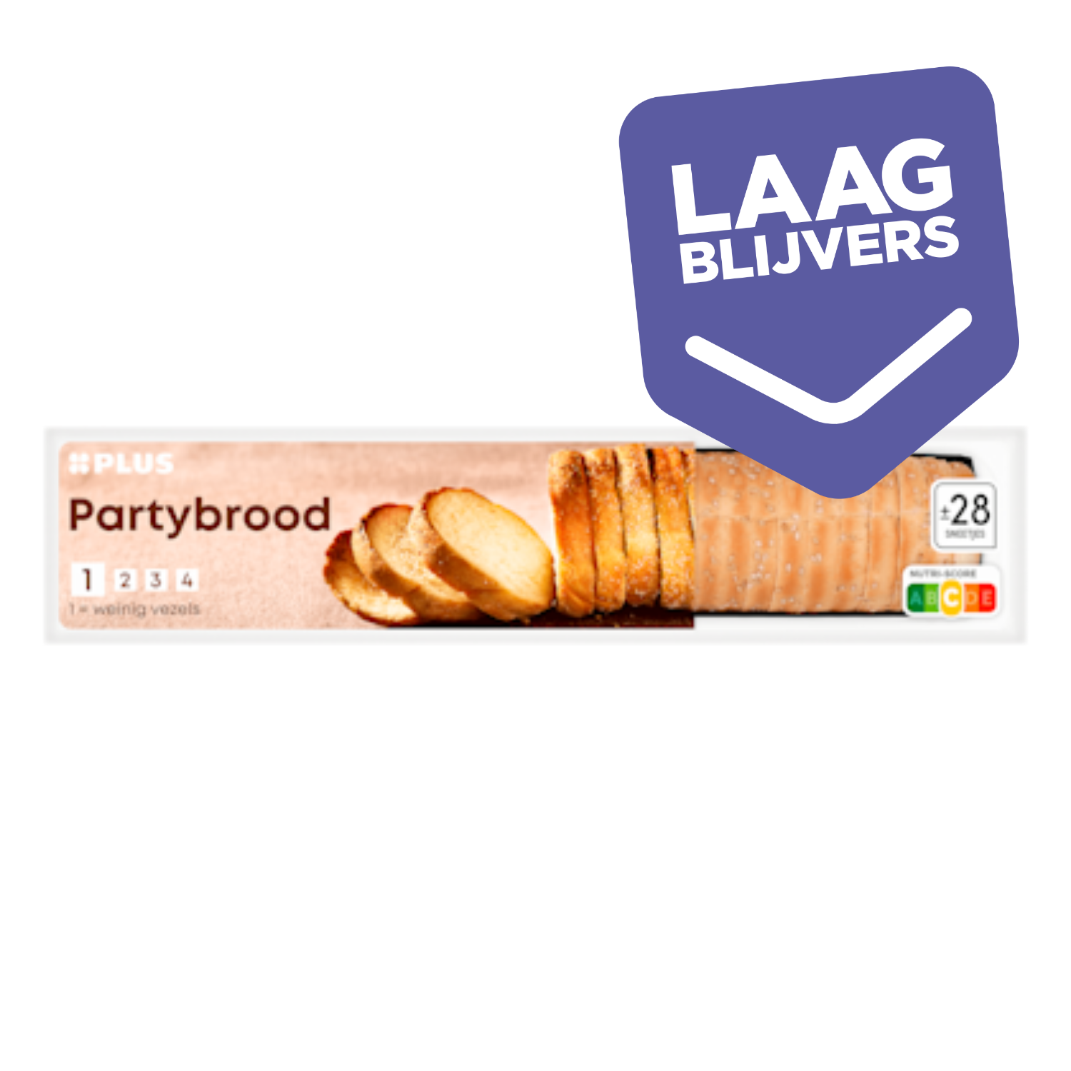 PLUS Partybrood wit gesneden