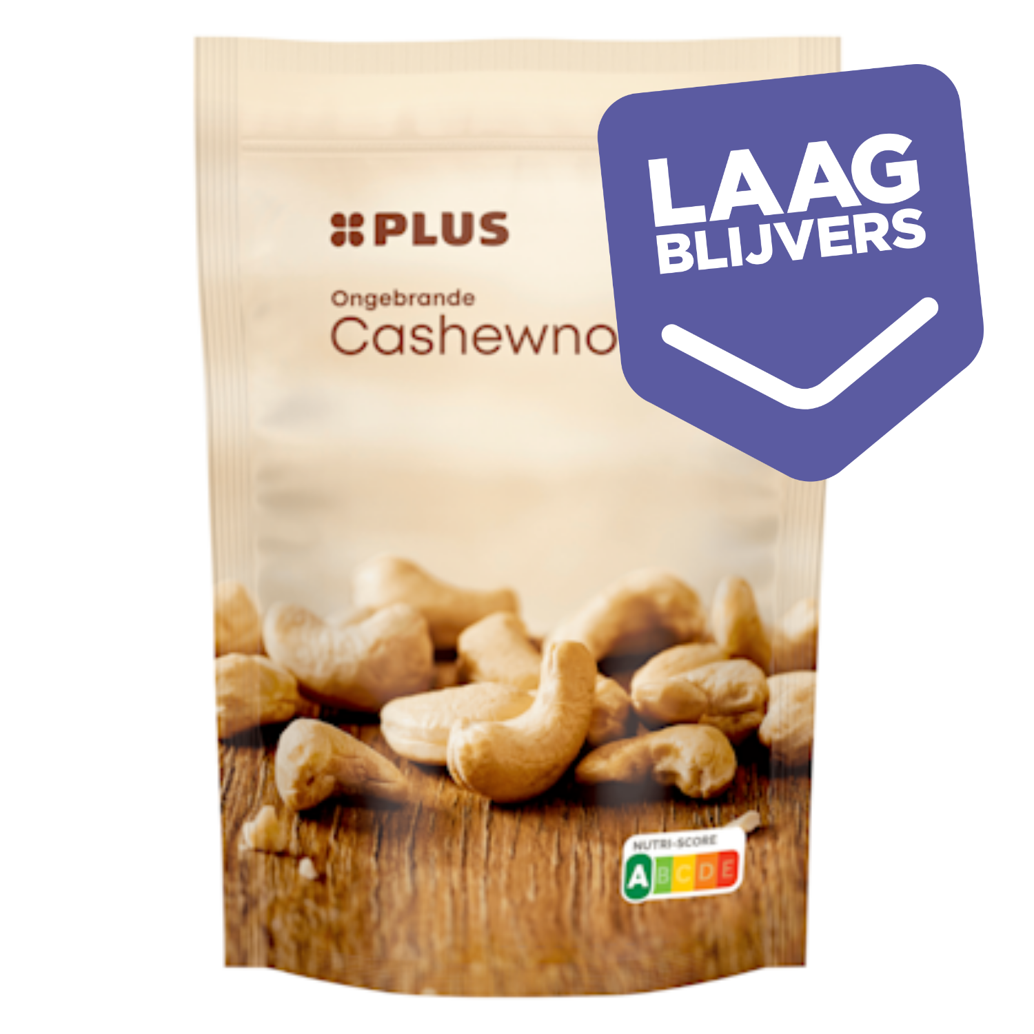 PLUS Cashewnoten ongezouten ongebrand