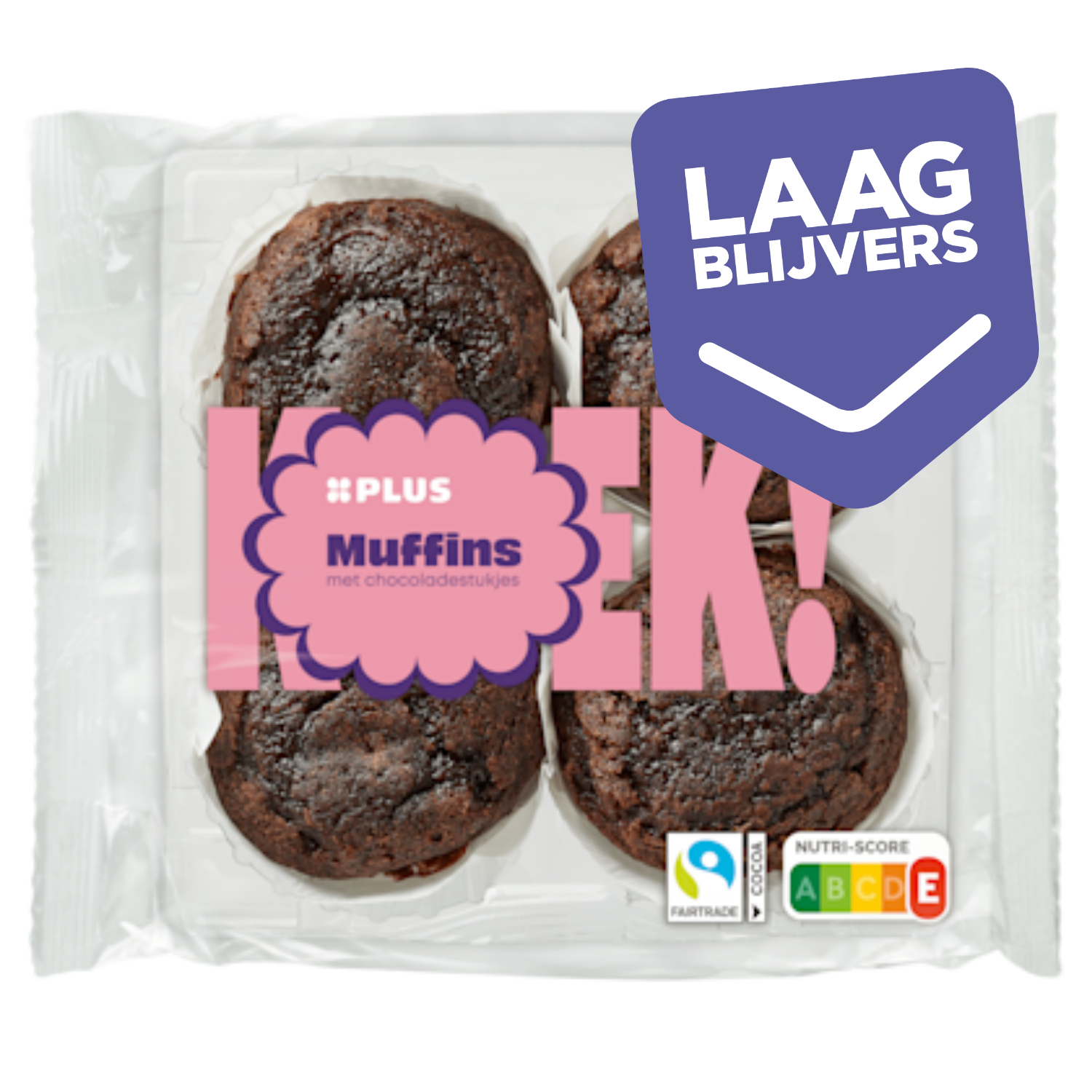 PLUS Muffins choco Fairtrade