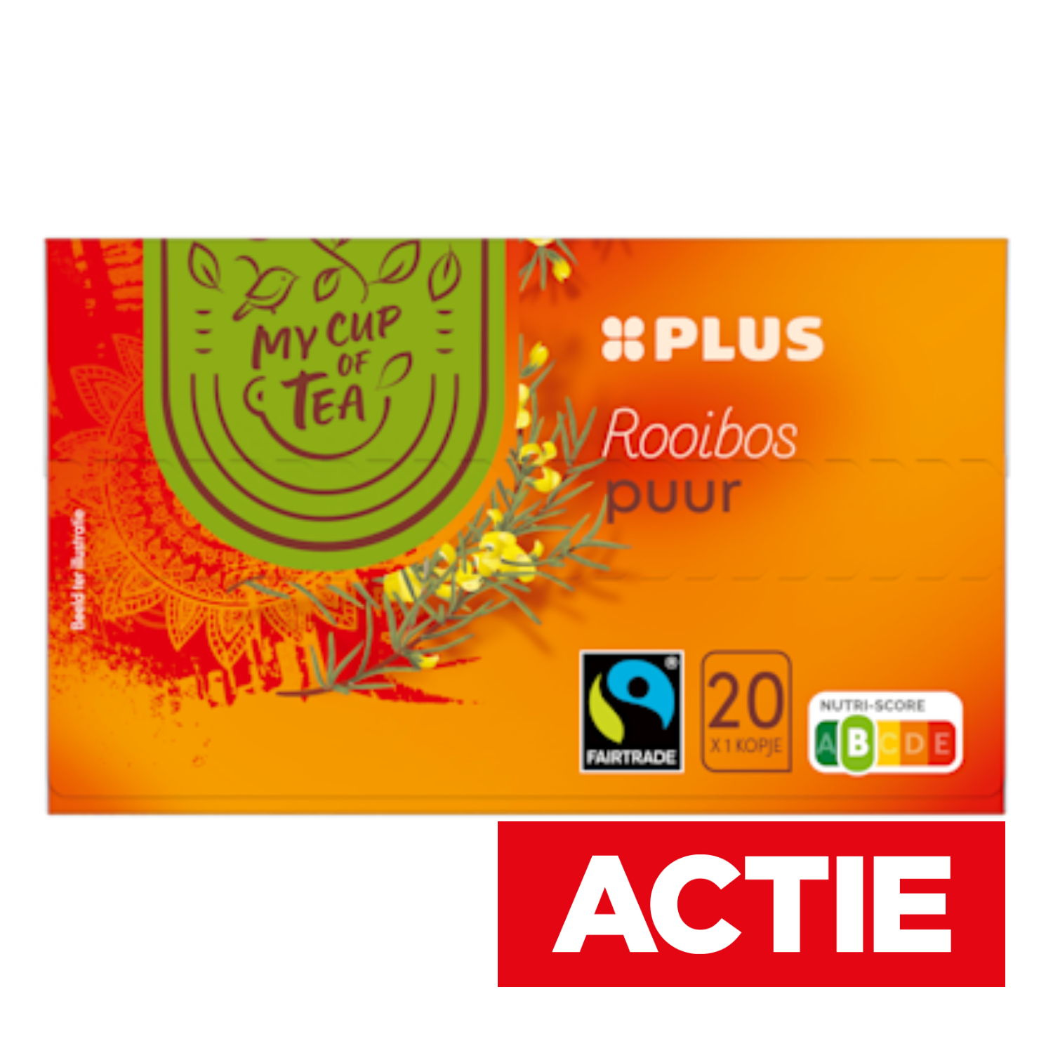 PLUS Thee Rooibos Puur Fairtrade